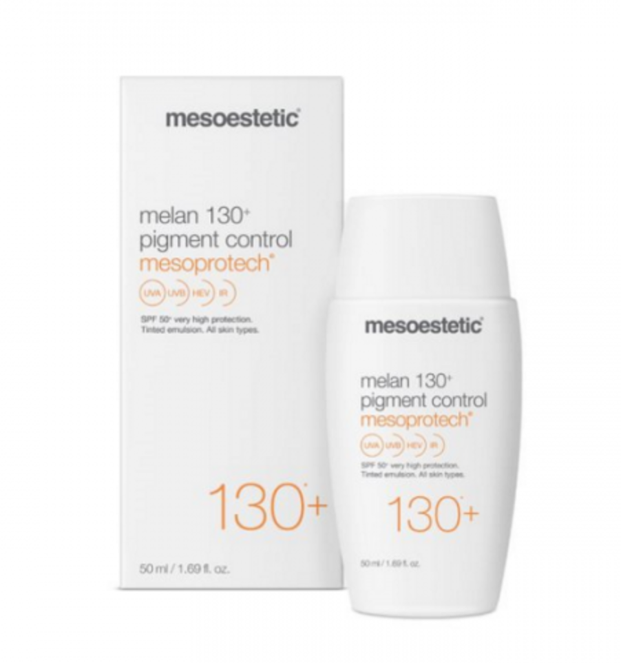 Mesoestetic Melan 130+ SPF Pigment Control 50ml | Broad-spectrum sun protection